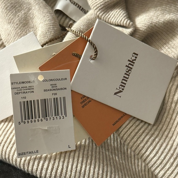 NWT Nanushka Canaan Cashmere Wool Blend Sweater Dress - Picture 6 of 9